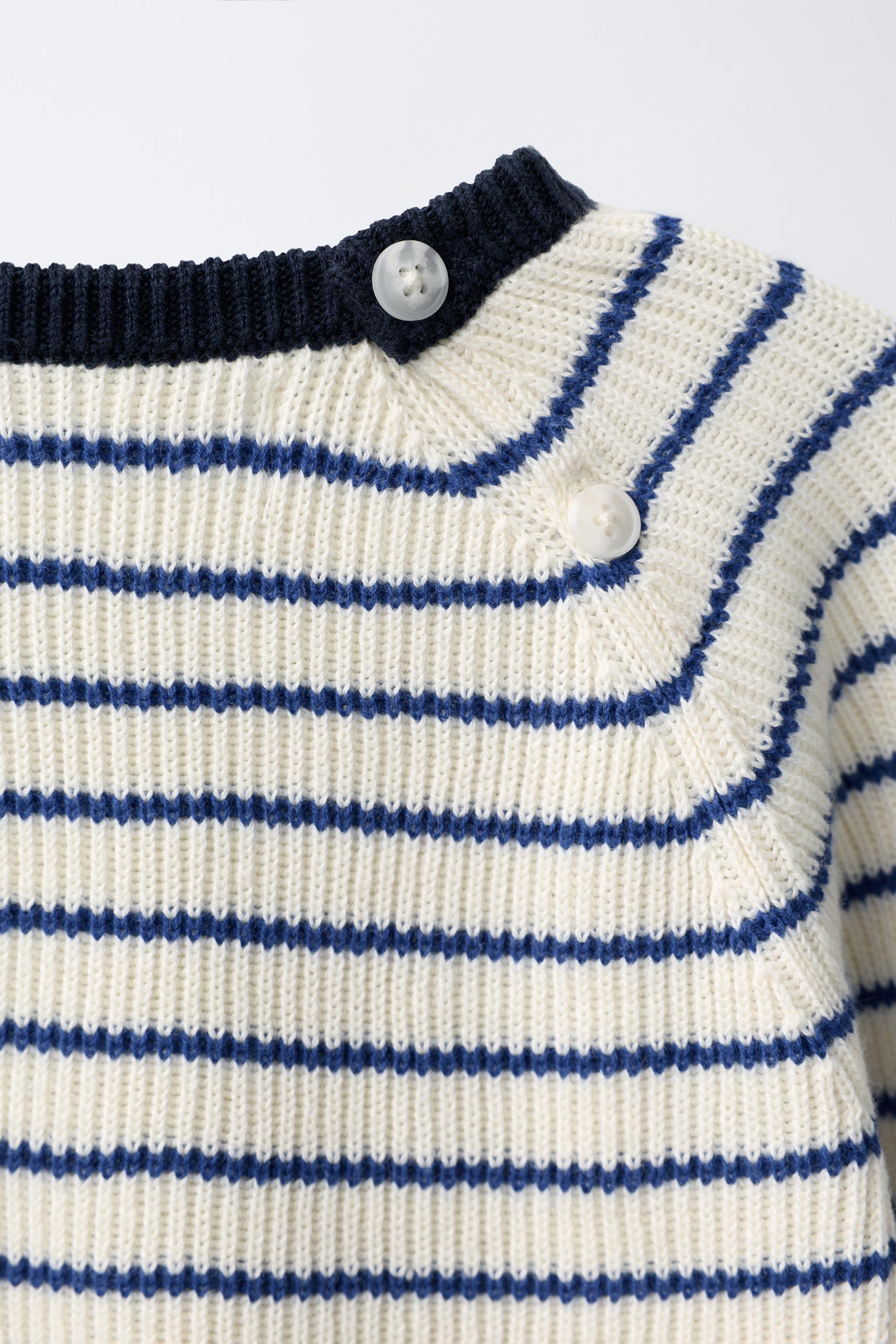 STRIPED KNIT JUMPER